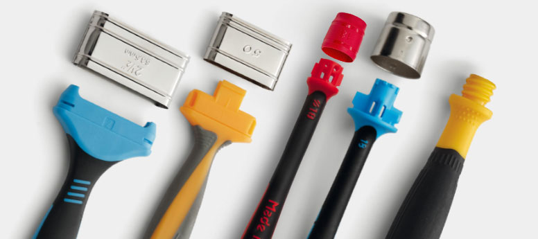 Paintbrush handles ferrules for paintbrush - bi-components